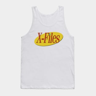 X Files logo Tank Top